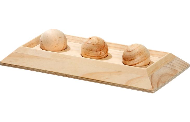 Flamingo Toy Brain train Rody  with ball Light brown