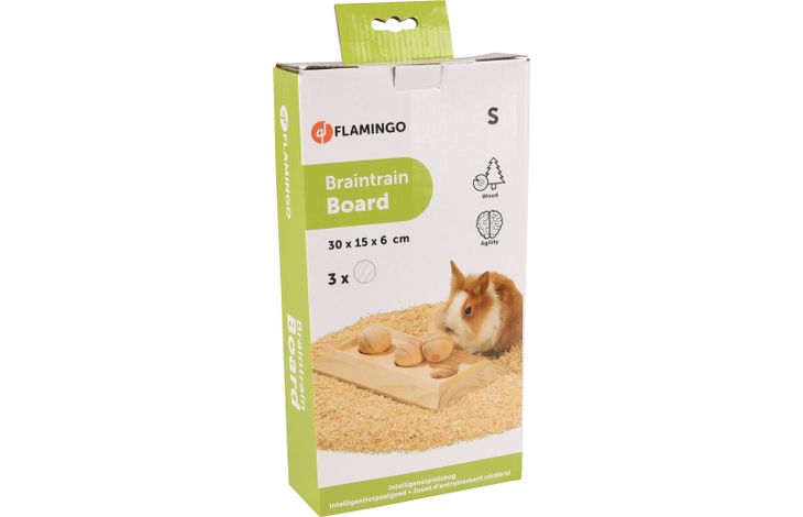 Flamingo Toy Brain train Rody  with ball Light brown