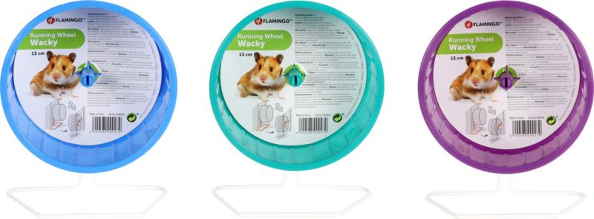 Flamingo Toy Wacky Exercise wheel Multiple colours