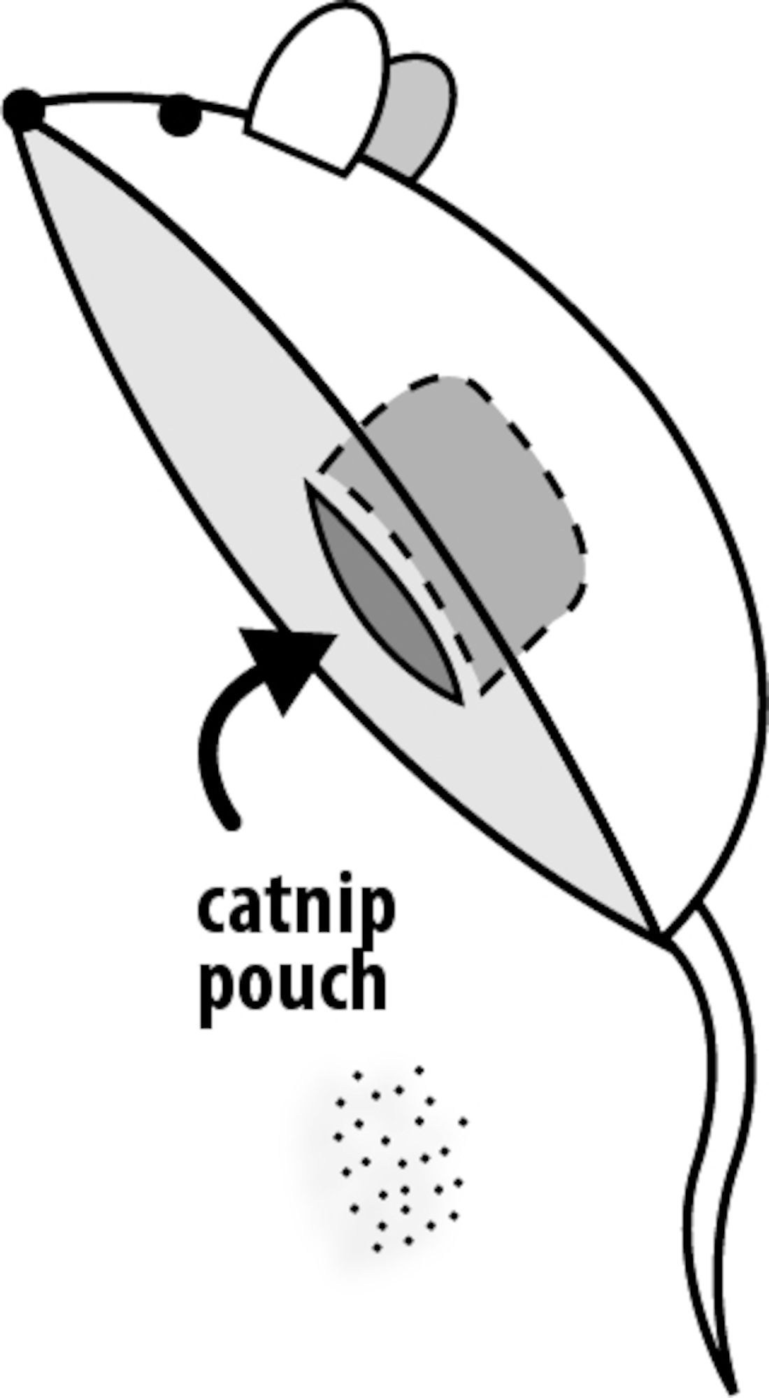 Flamingo Spielzeug Sikske Maus Weiß