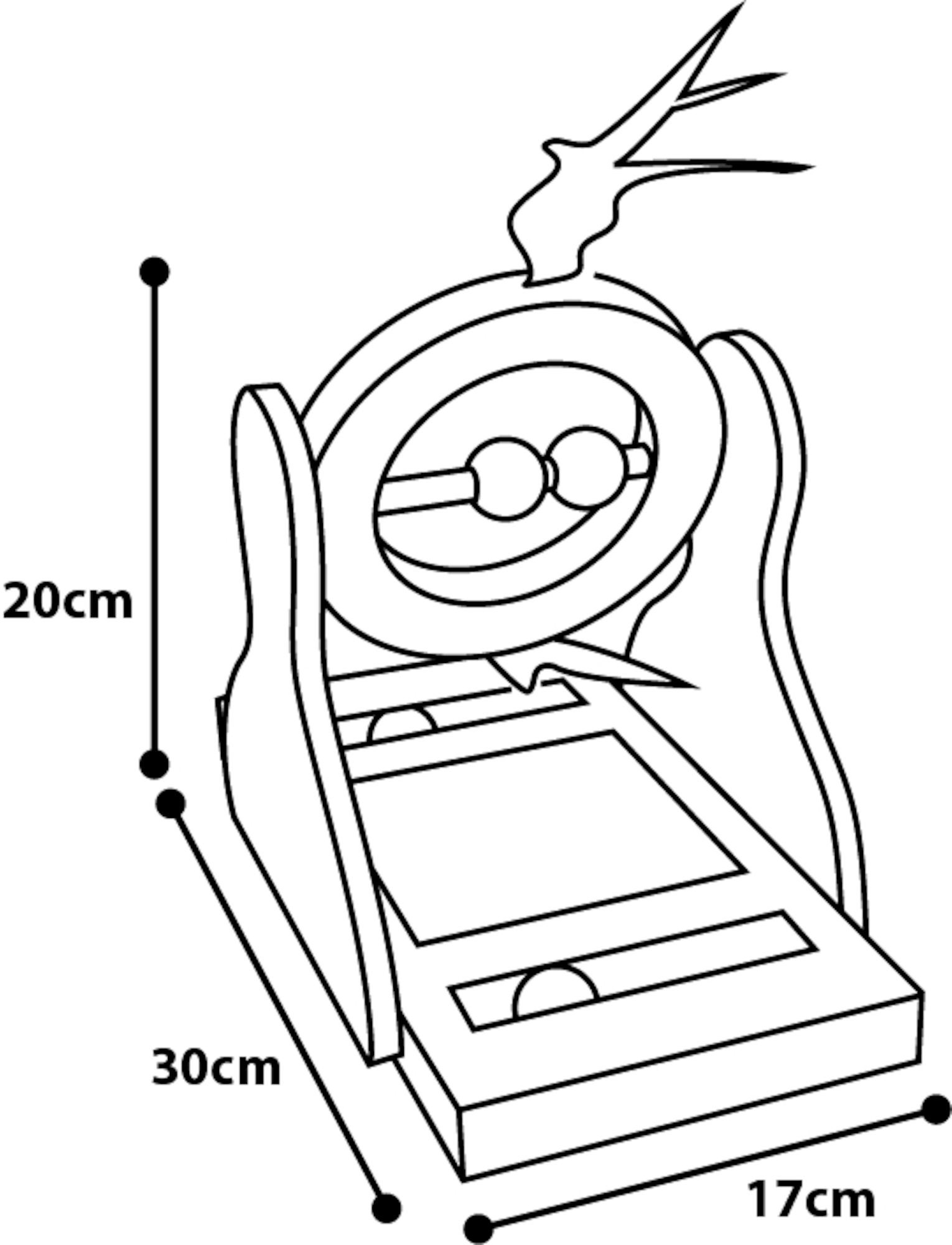 Flamingo Krabspeelgoed Willa Tuimelaar & Veer Lichtbruin