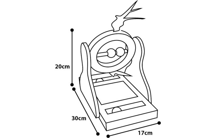 Flamingo Krabspeelgoed Willa Tuimelaar & Veer Lichtbruin