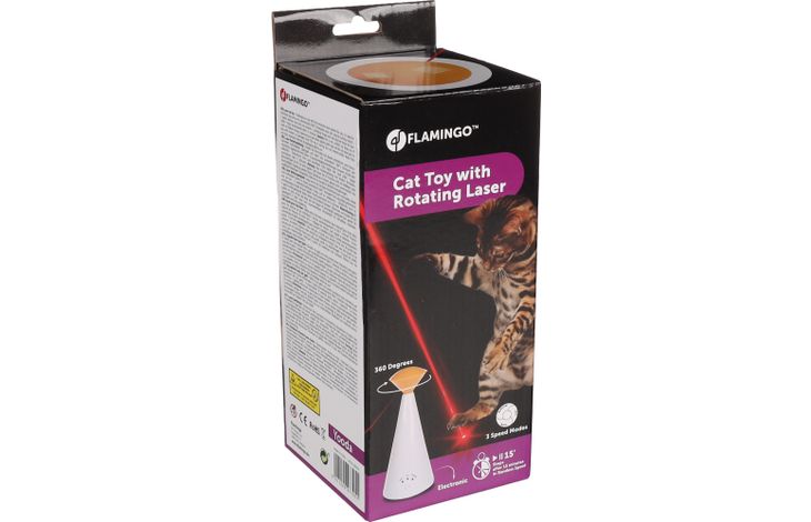 Flamingo Juguete electrónico Wisam  con láser Blanco