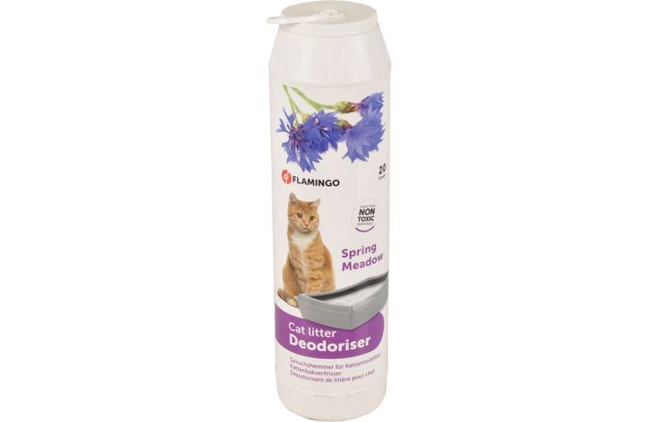 Flamingo Kattenbakontgeurder Lenteweide Wit