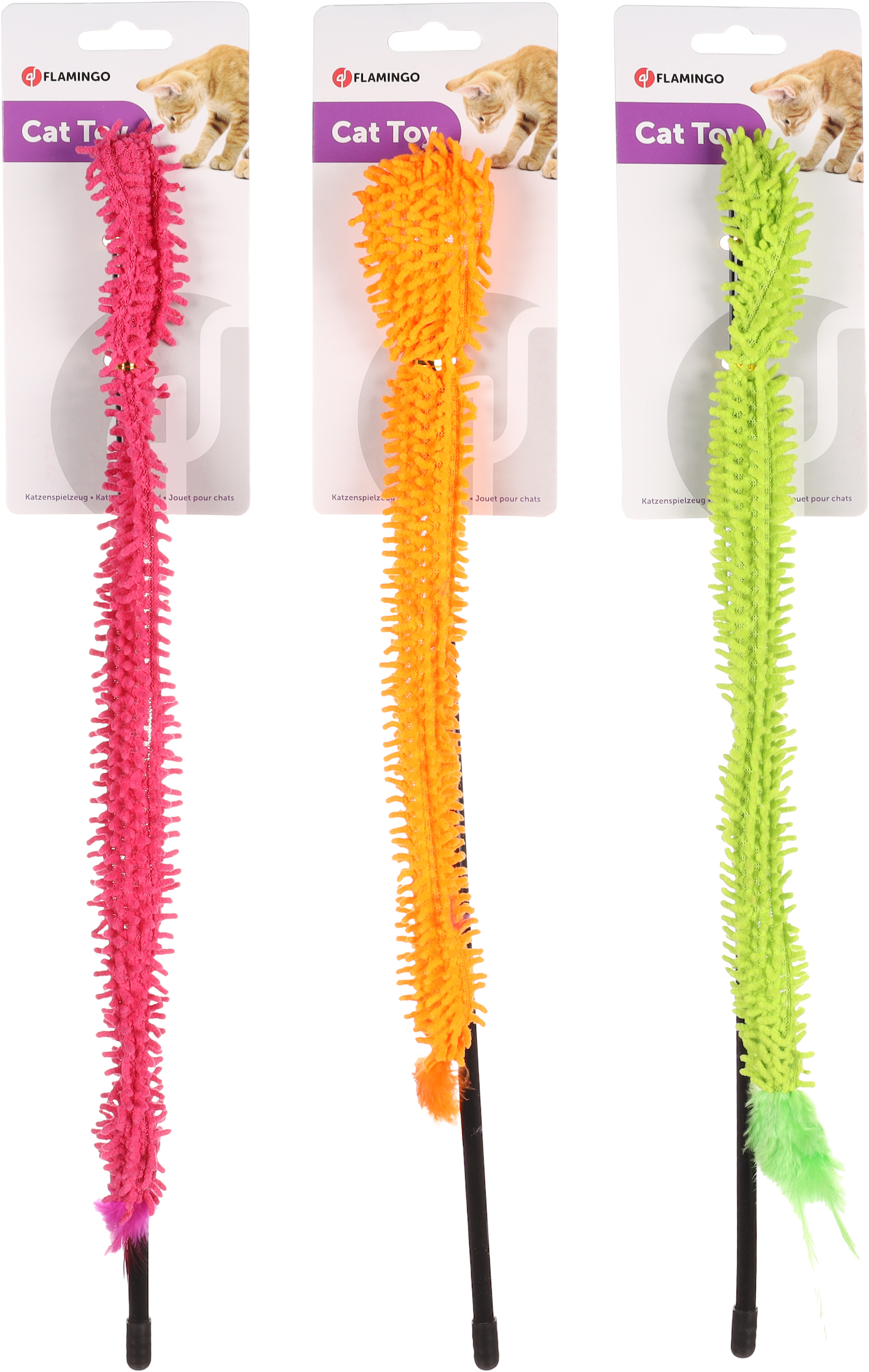 Flamingo Toy Wubbe Dangler Caterpillar Multiple colours