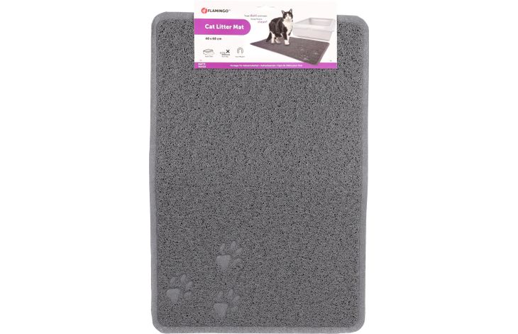 Flamingo Kattenbakmat Roxy Matti Grijs