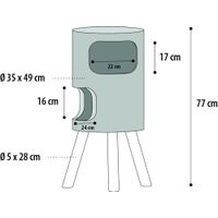 Flamingo Furniture Nordic Grey & Natural & White