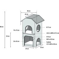 Flamingo Krabmeubel Nordic Zwart