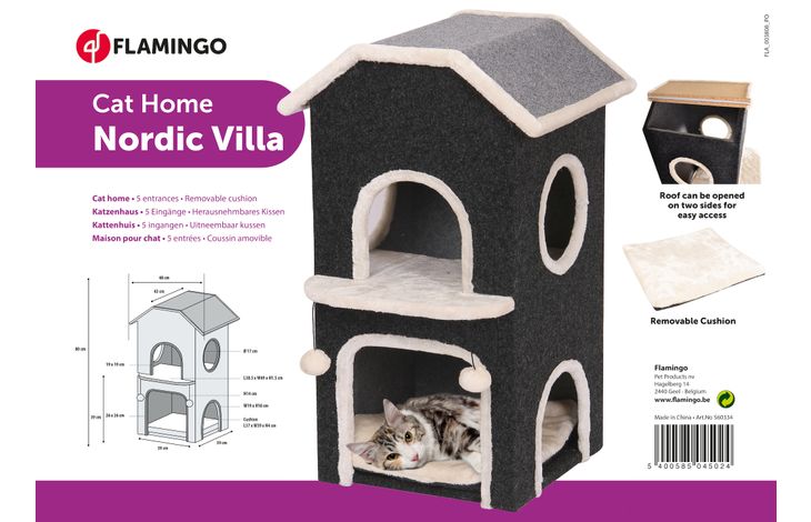 Flamingo Krabmeubel Nordic Zwart