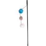 Toy Shabby chic Dangler Pompom With ball Blue Brown White Black