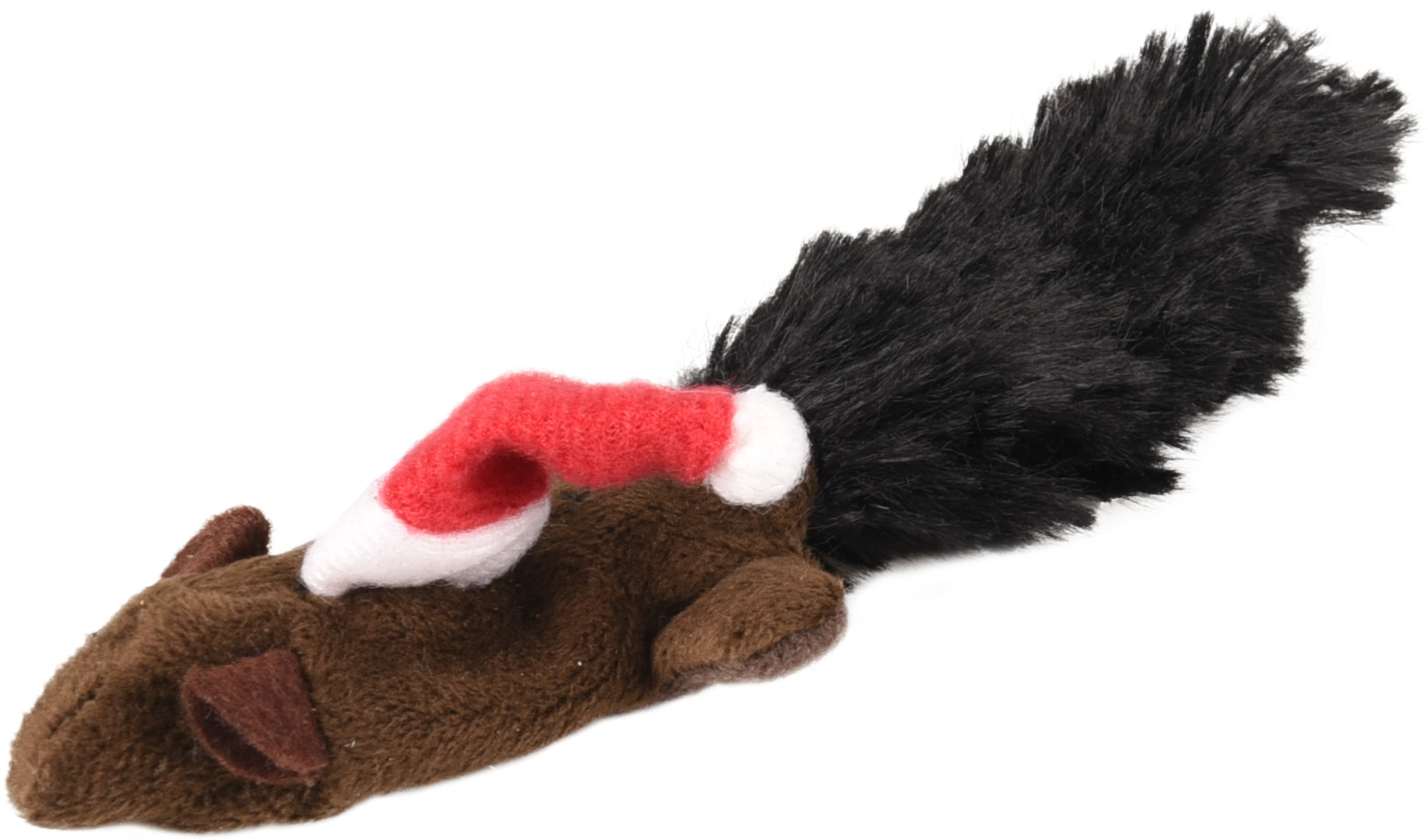 Flamingo Christmas Toy Mouse Beige Brown Grey Red White 