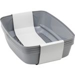 Litter tray Lemon yellow & Grey