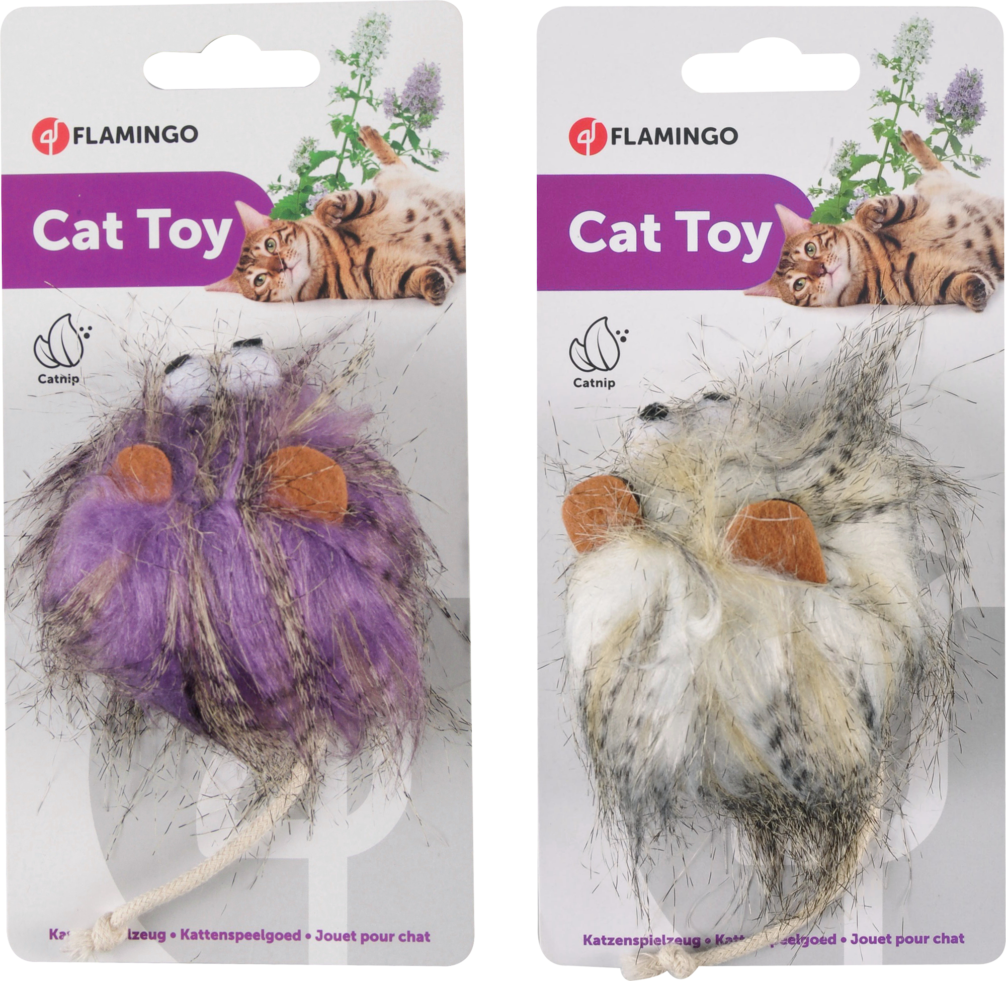 Flamingo Speelgoed Wooly Monster Meerdere kleuren