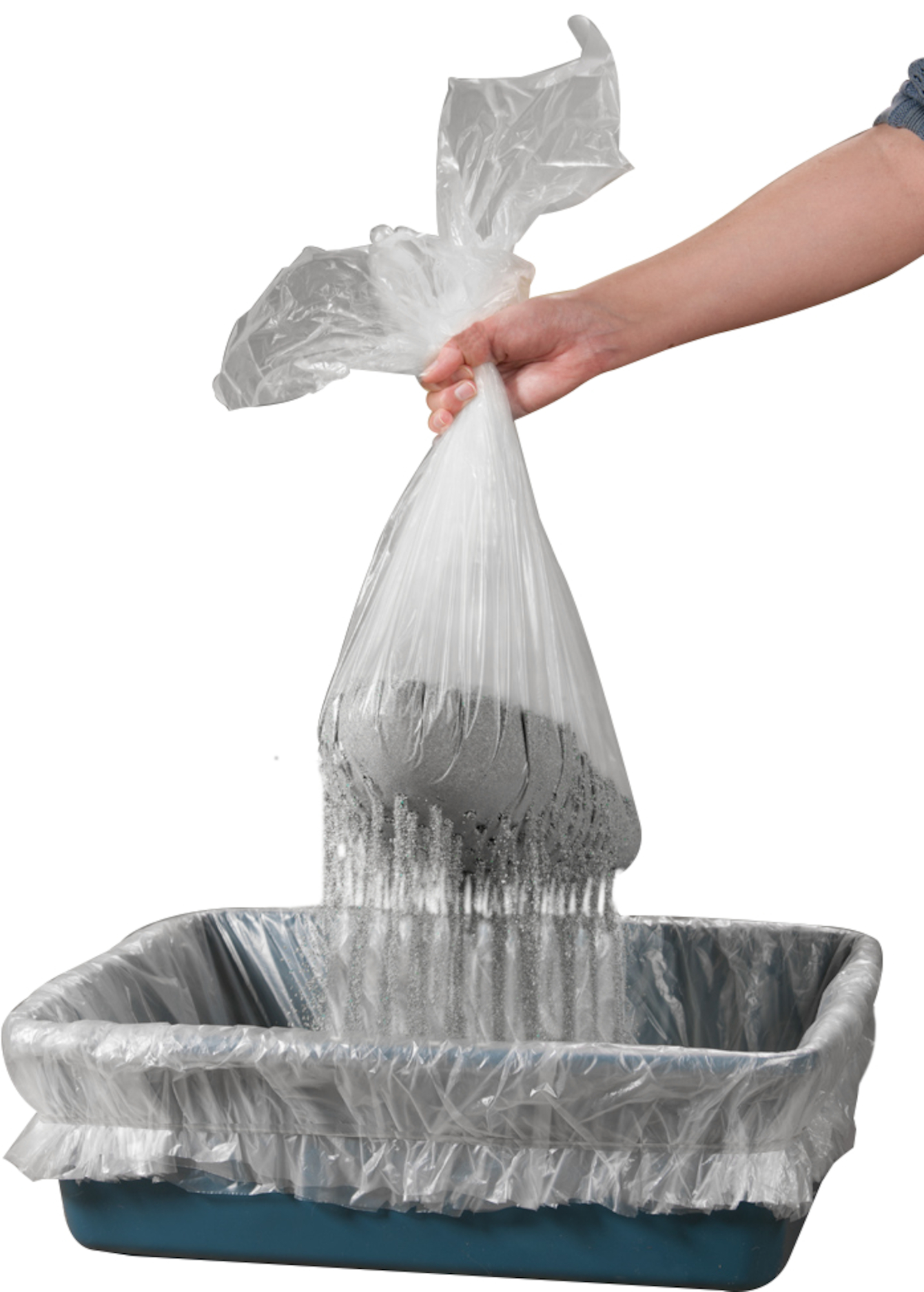 Flamingo Cat litter bags Transparent & Grey