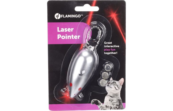 Flamingo Electronic toy Laser Wayra Mouse Grey