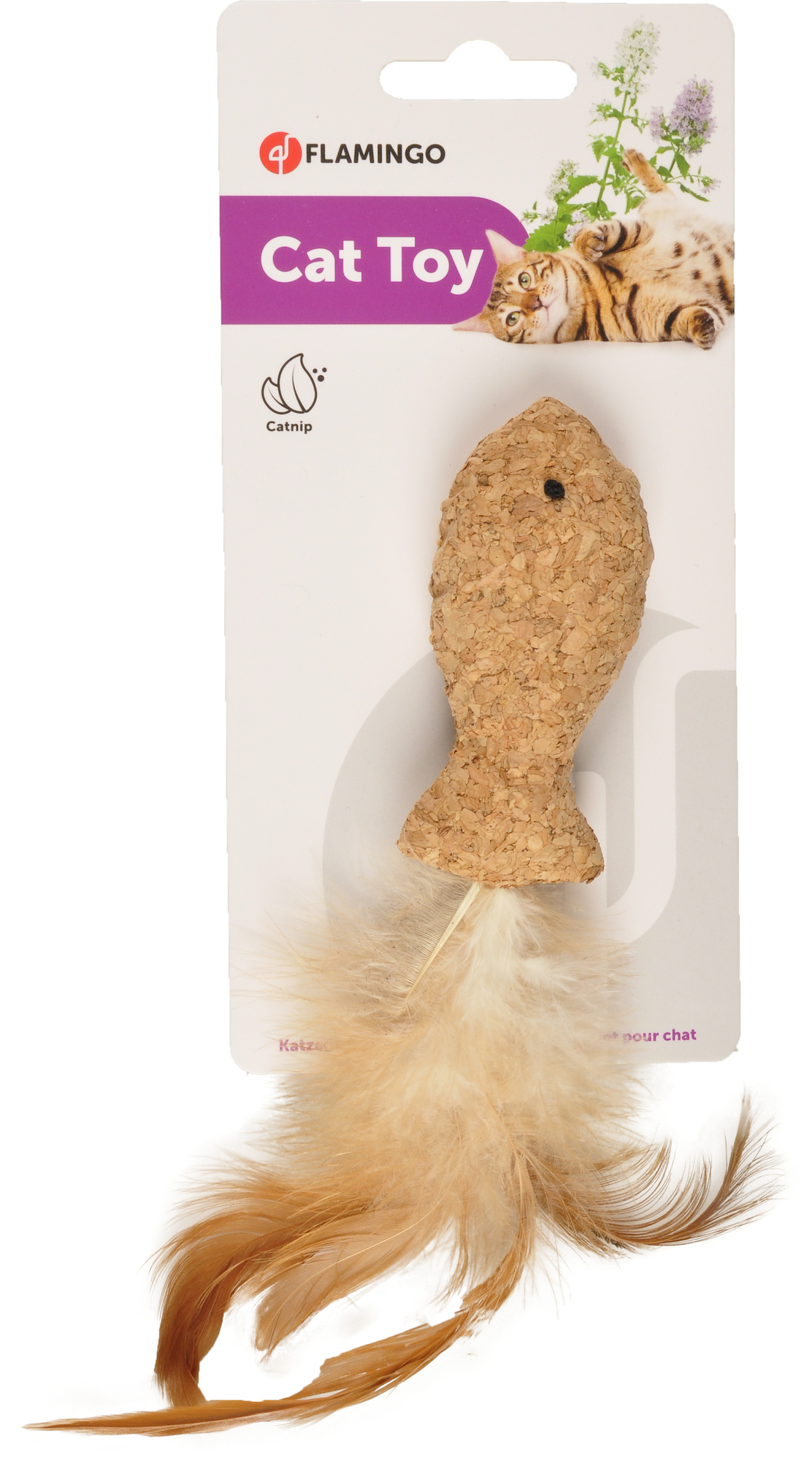 Flamingo Speelgoed Adamello Vis Lichtbruin