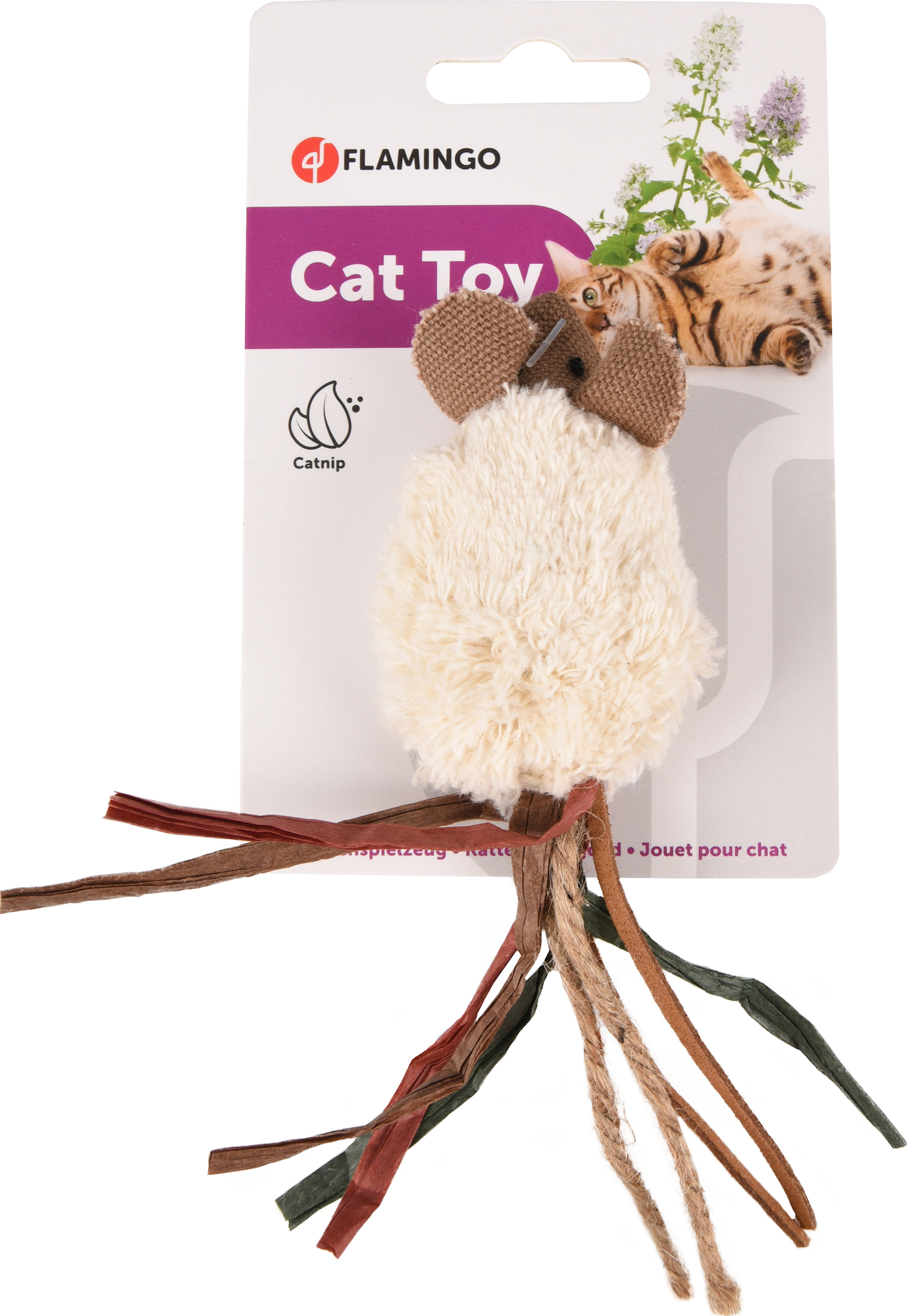 Flamingo Speelgoed Rila Muis Creme