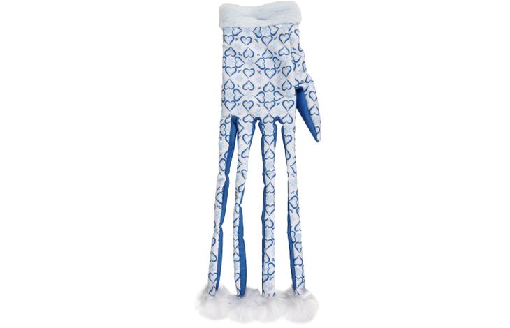 Flamingo Toy Ice Glove Blue & White