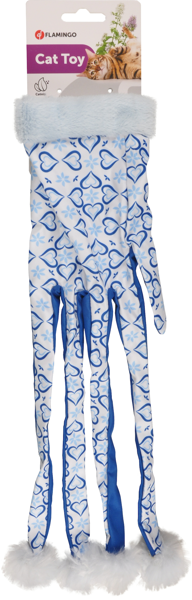 Flamingo Toy Ice Glove Blue & White