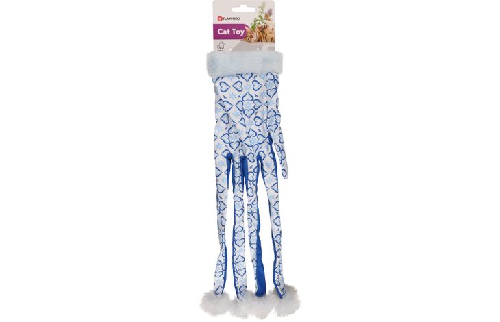 Flamingo Toy Ice Glove Blue & White