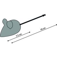 Flamingo Toy Ice Mouse Blue & White