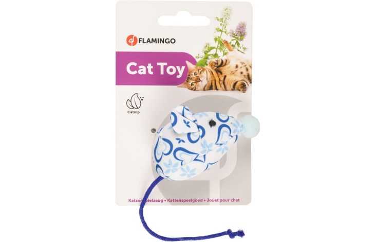 Flamingo Toy Ice Mouse Blue & White
