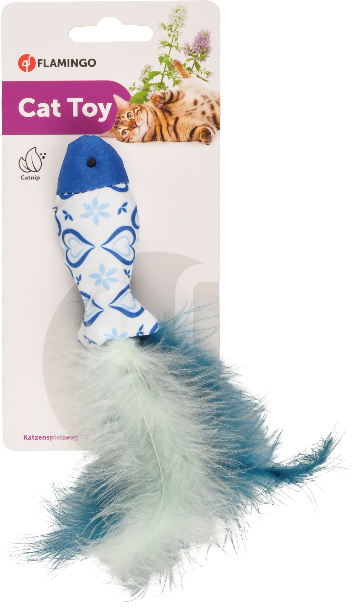 Flamingo Spielzeug Ice Fisch Blau & Weiß