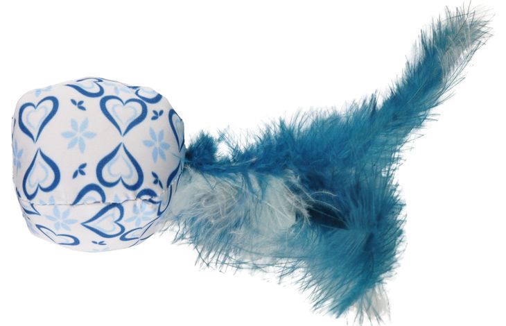 Flamingo Toy Ice Ball Blue & White