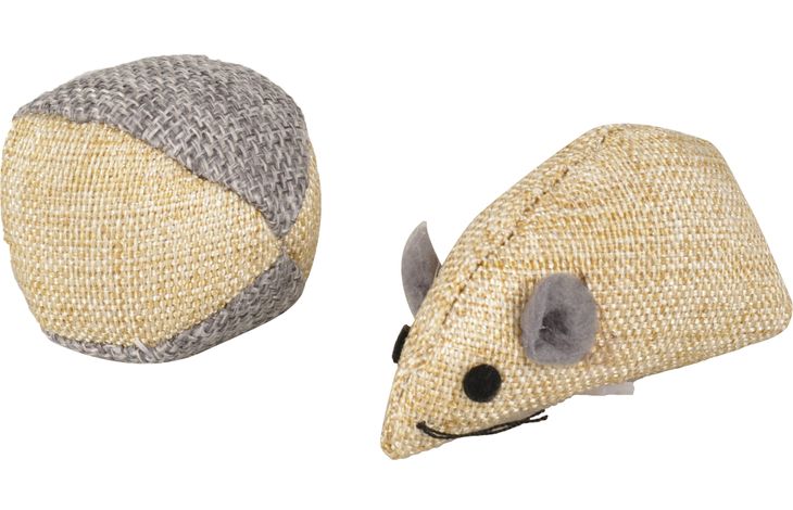 Flamingo Toy Juns Ball & Mouse Beige