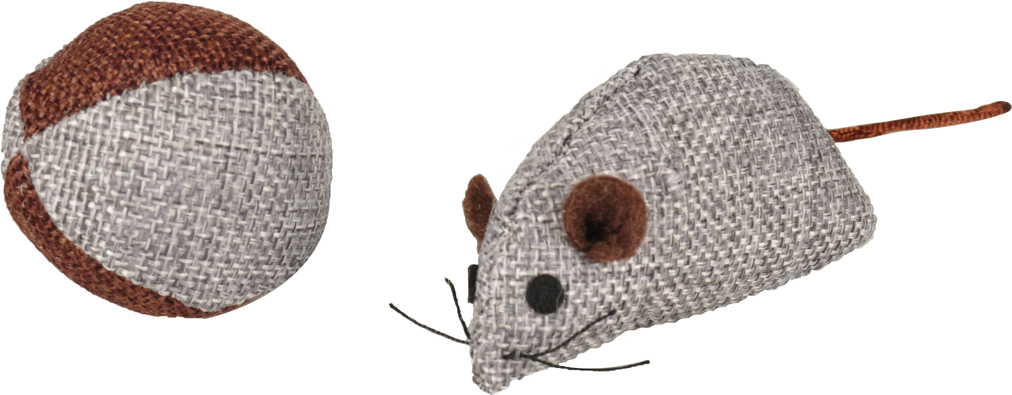 Flamingo Speelgoed Juns Bal & Muis Grijs