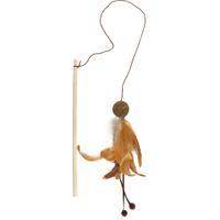 Flamingo Toy Penken Dangler with ball Brown