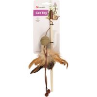 Flamingo Toy Penken Dangler with ball Brown