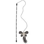Toy Pirin Dangler Butterfly Grey