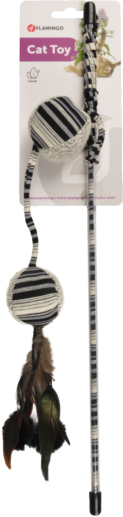 Flamingo Toy Pirin Dangler with ball Grey