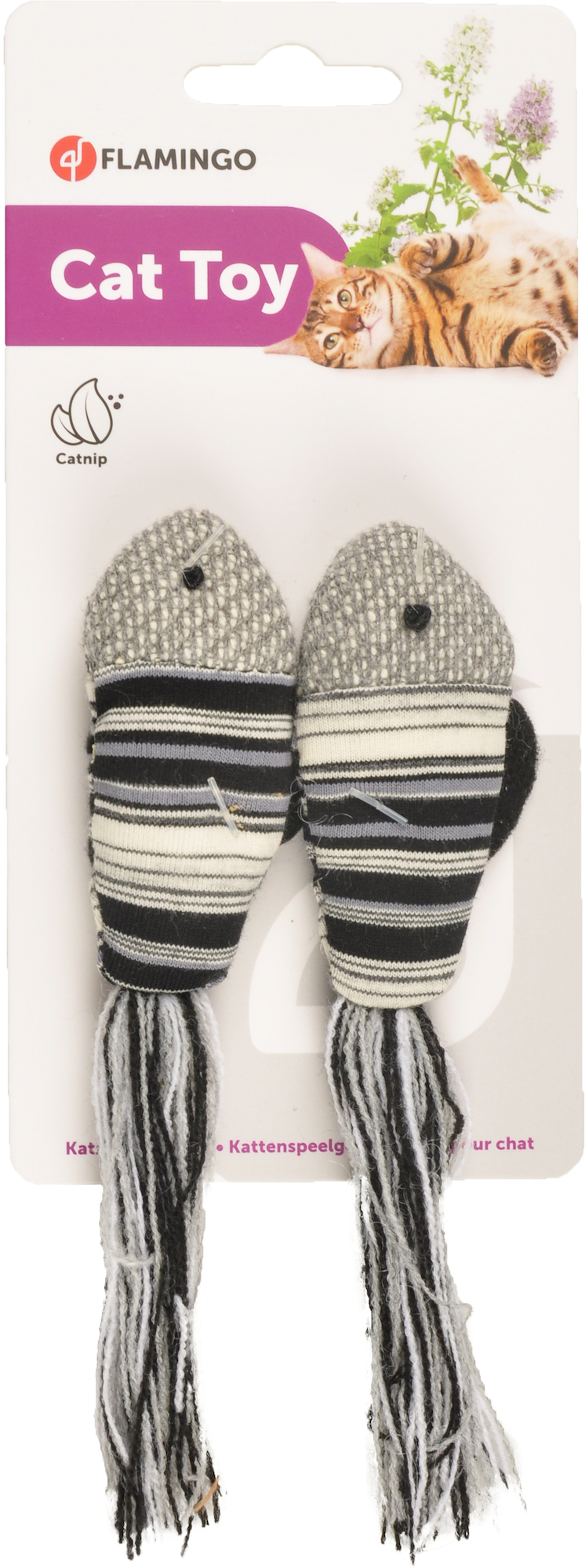 Flamingo Toy Pirin Fish White & Black