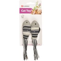 Flamingo Toy Pirin Fish White & Black