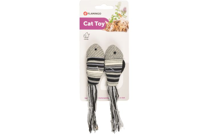 Flamingo Toy Pirin Fish White & Black