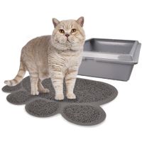 Flamingo Kattenbakmat Pitou Matti Grijs