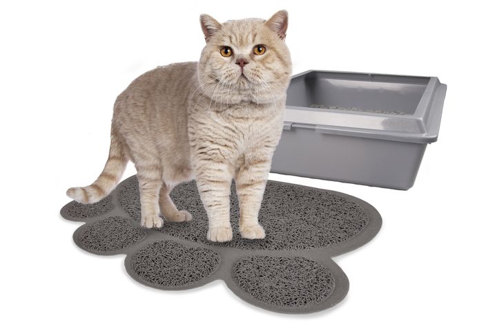 Flamingo Kattenbakmat Pitou Matti Grijs