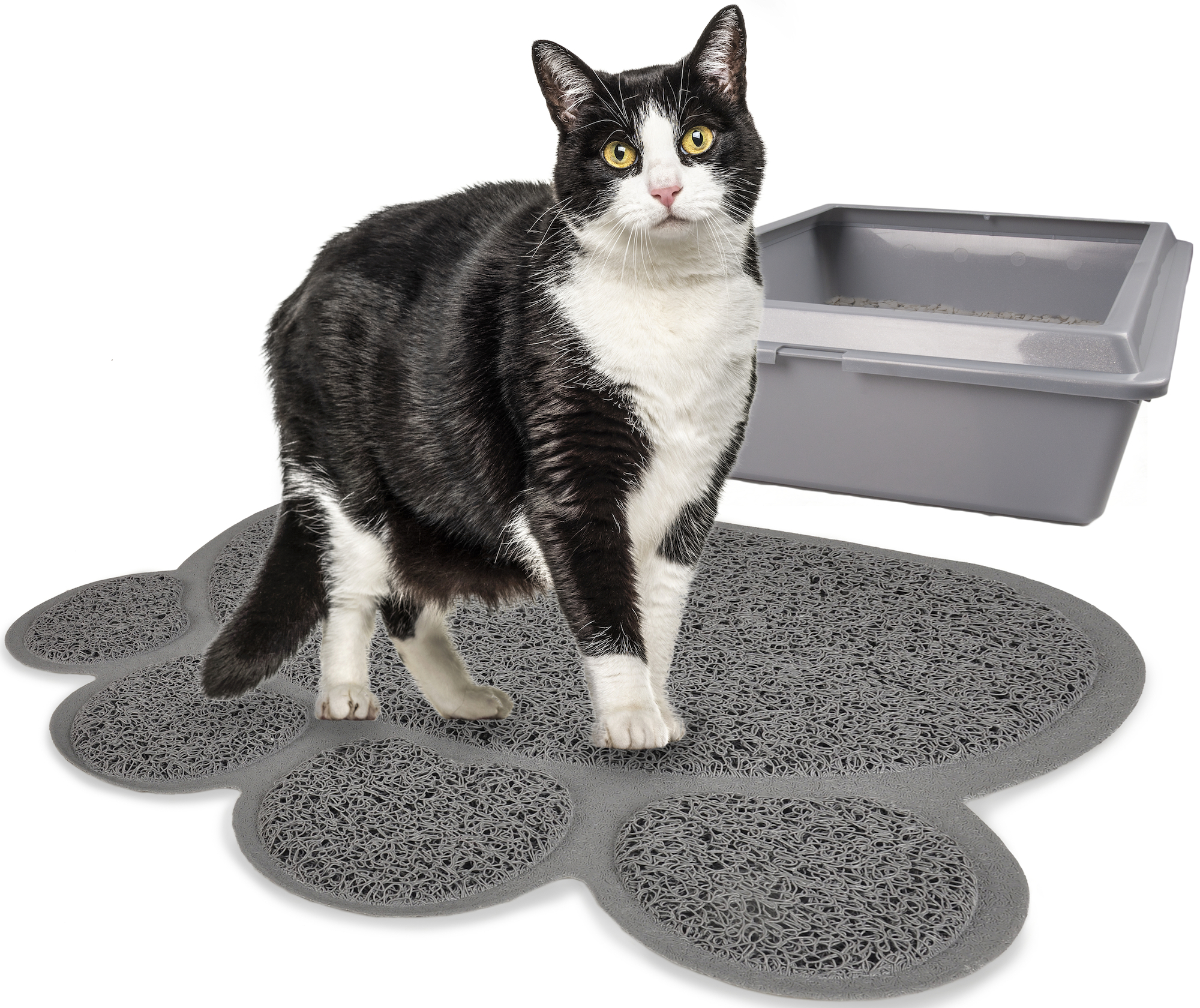 Flamingo Katzenstreu Matte Pitou Matti Grau