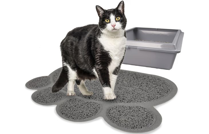 Flamingo Kattenbakmat Pitou Matti Grijs