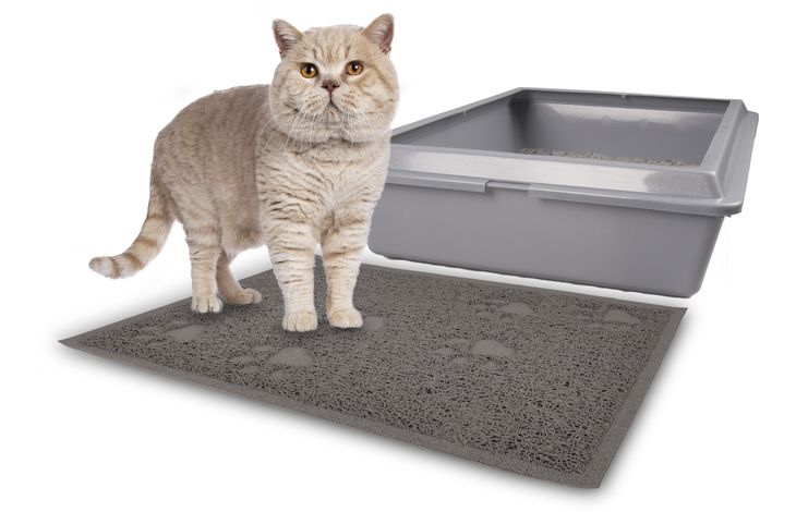 Flamingo Kattenbakmat Tumbi Matti Grijs