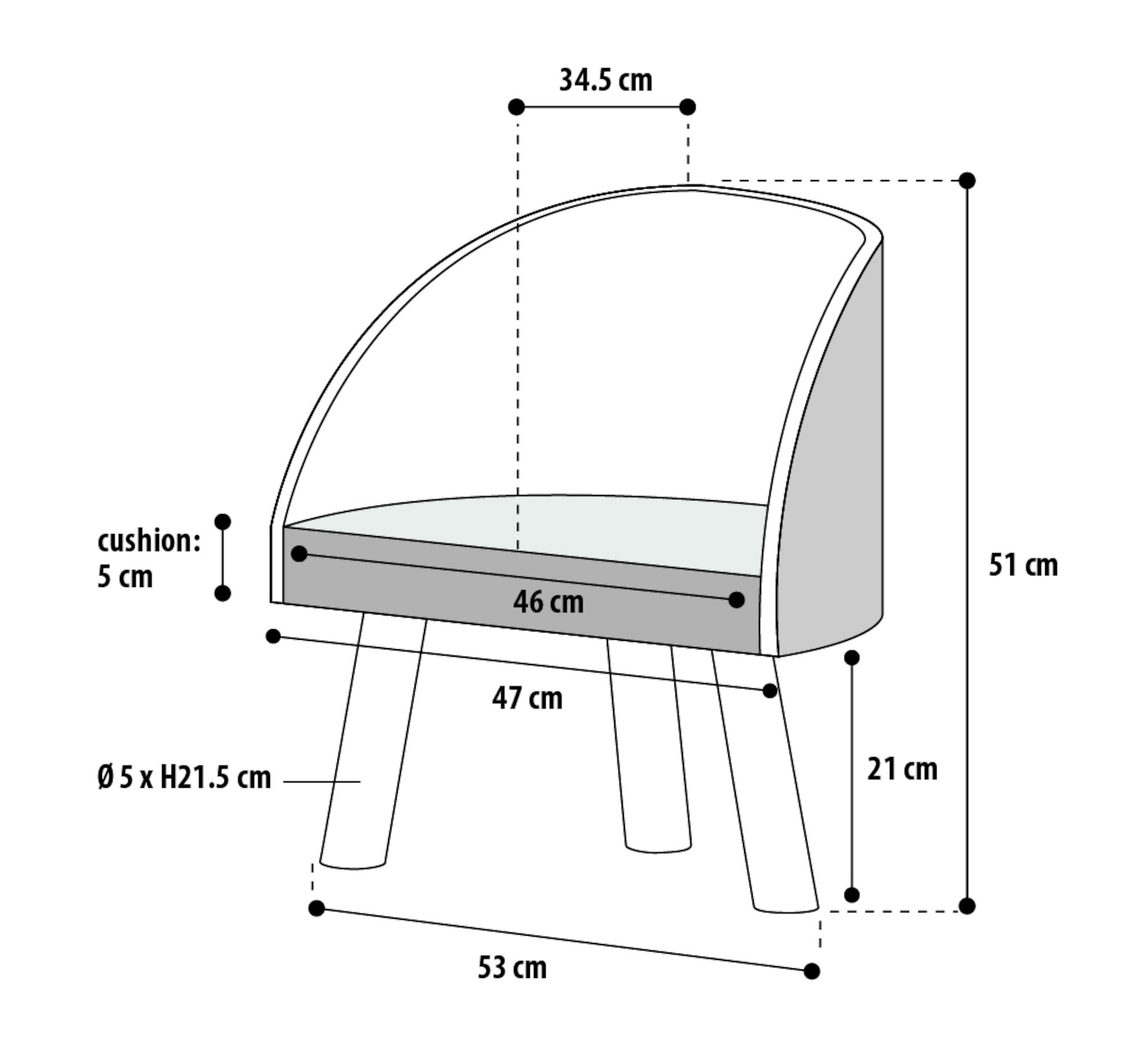 Flamingo Furniture Scandi Mint green