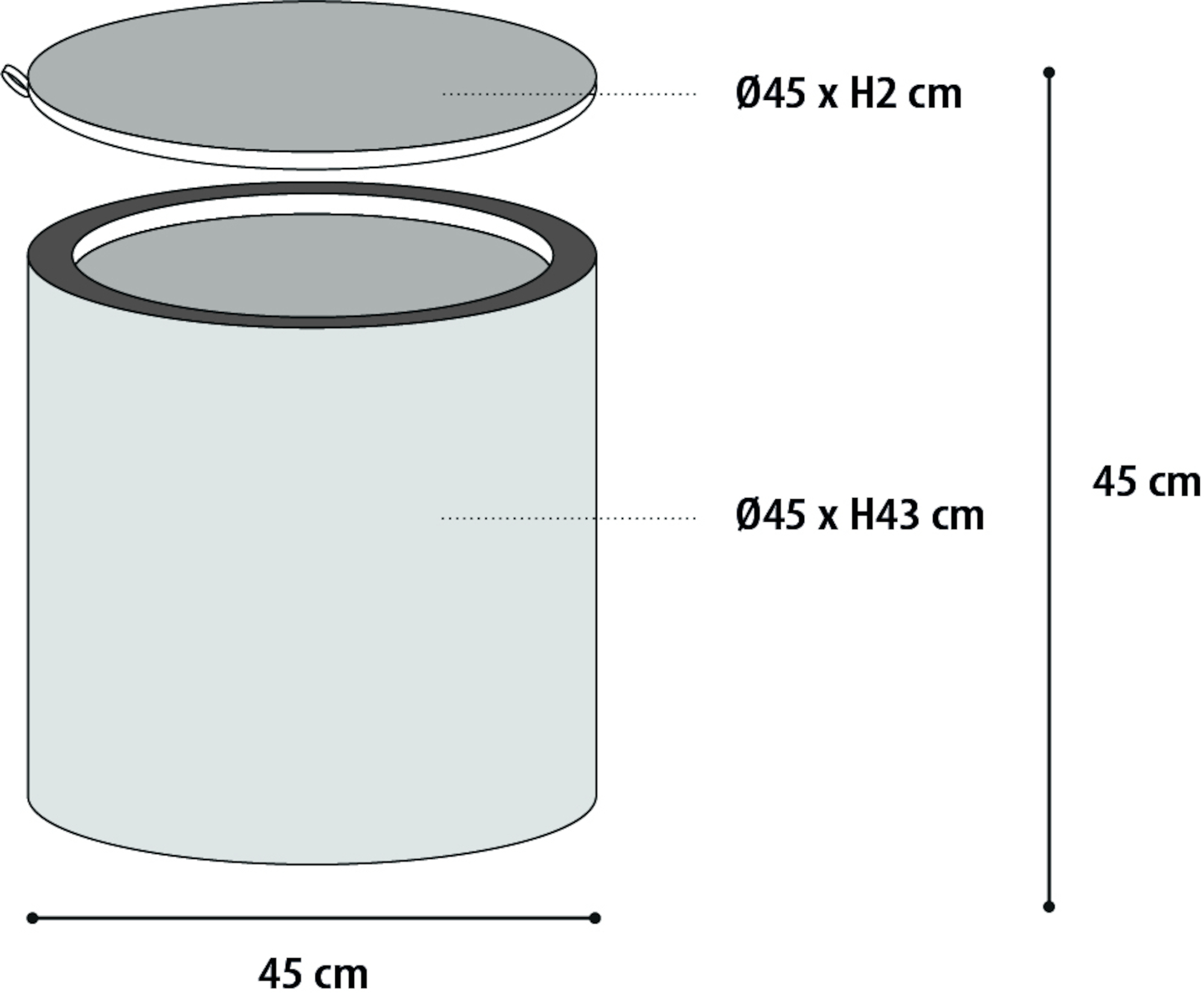 Flamingo Tiragraffi a torre Ottoman Beige