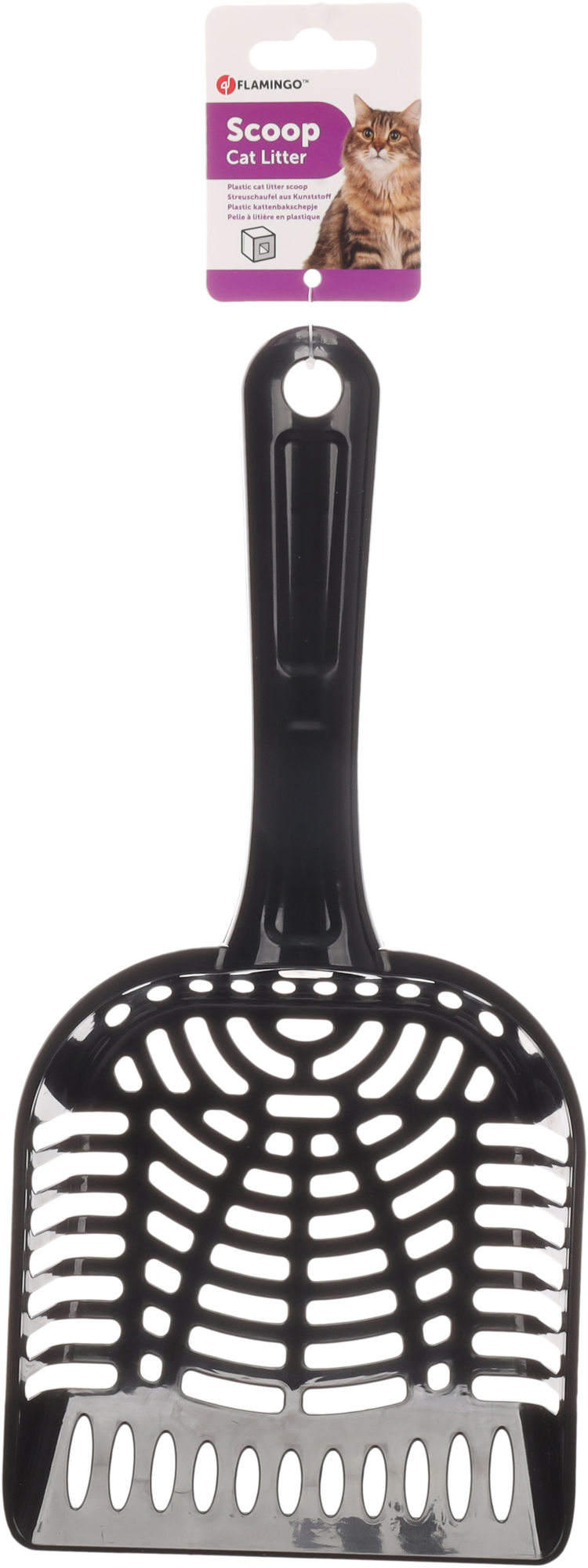 Flamingo Cat litter scoop Yuki Black