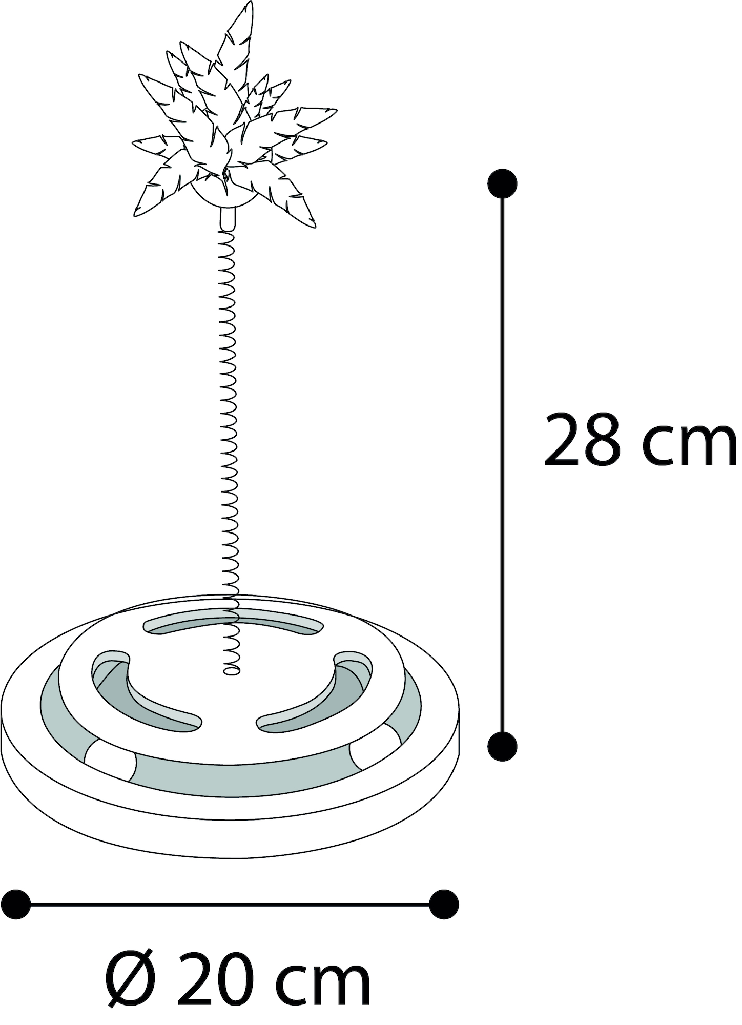 Flamingo Krabspeelgoed Kitty Lichtbruin