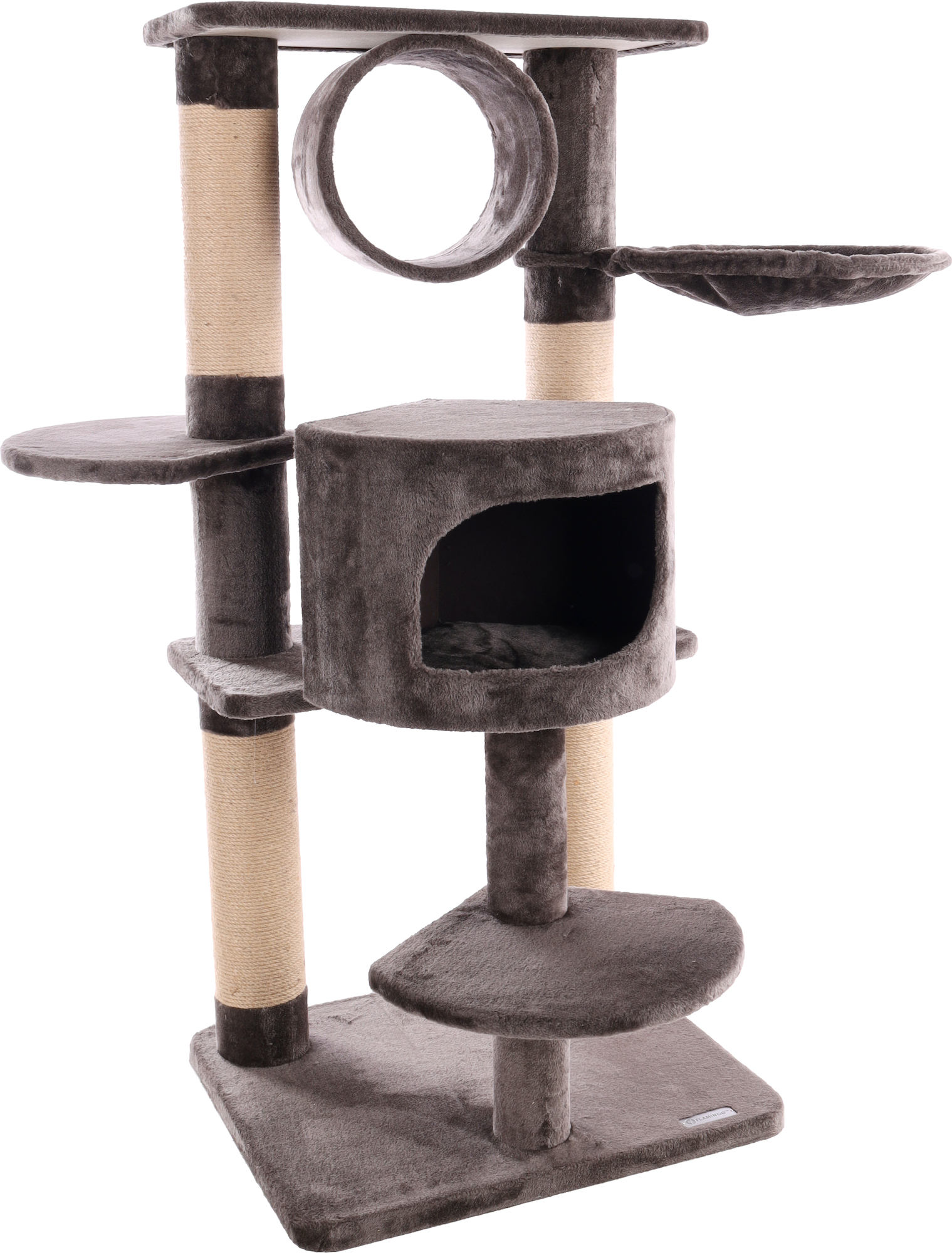 Flamingo Kratzbaum Brownie 3 Dunkelbraun