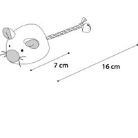 Flamingo Toy Jerry Mouse Light grey