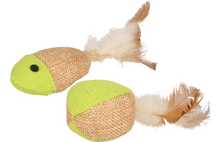 Flamingo Jouet Juty Balle & Poisson Brun clair