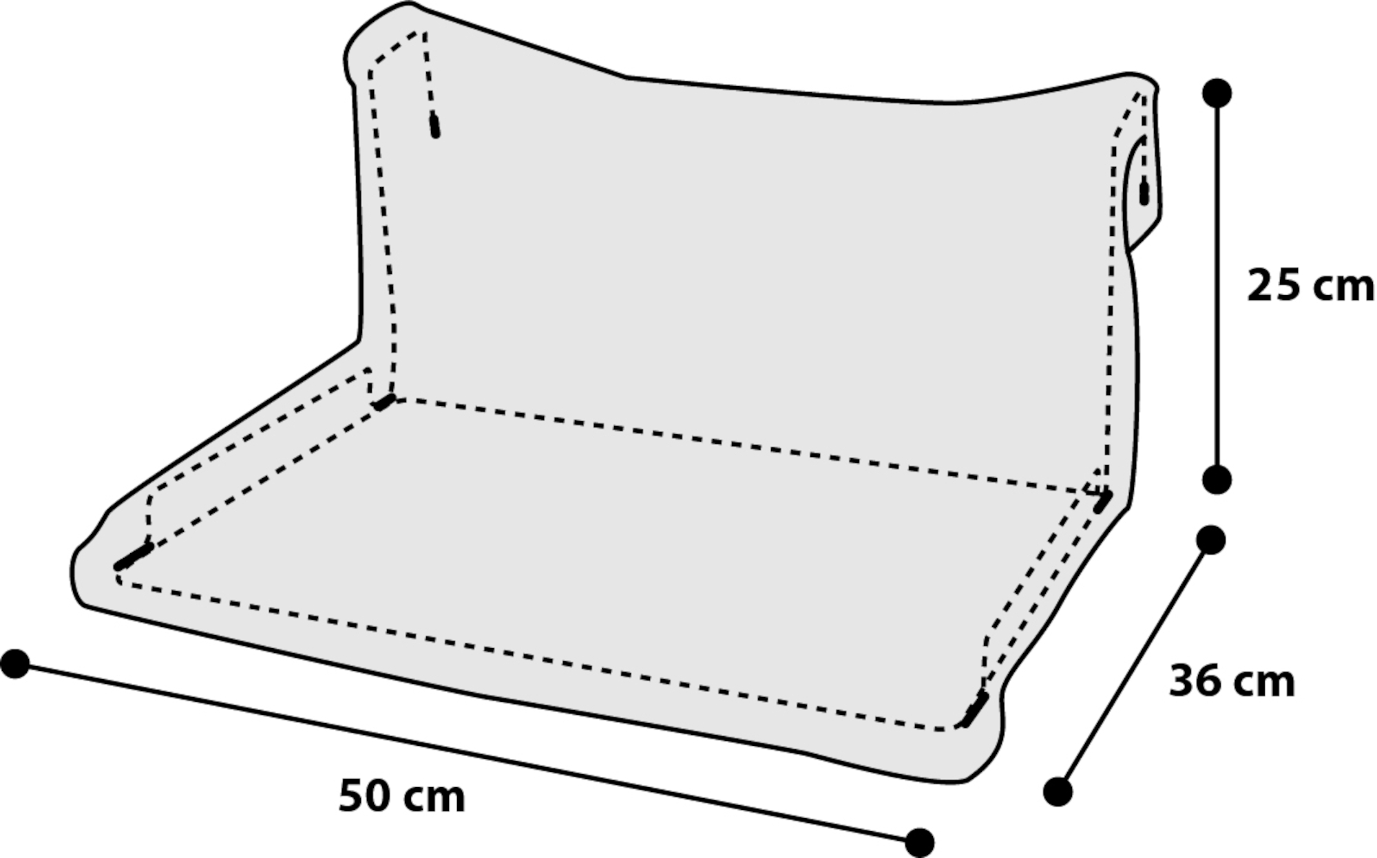 Flamingo Radiator hammock Rectangle Grey